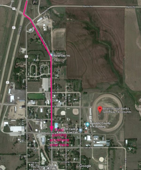 Directions to the High Banks Belleville High Banks